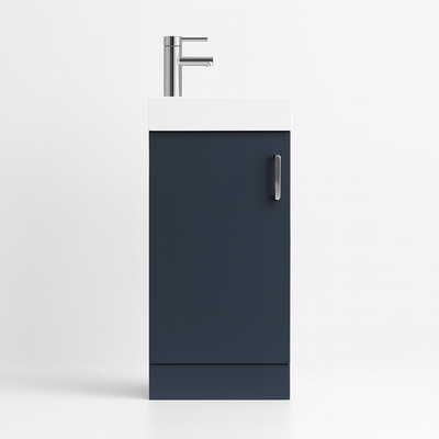 400mm Grey Gloss Vanity Unit with Basin