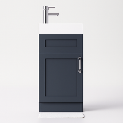 400mm Light Grey Vanity Unit with Basin