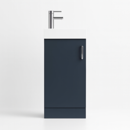 400mm Grey Gloss Vanity Unit with Basin