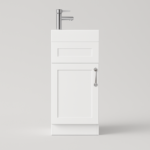 400mm Matt White Vanity Unit with Basin