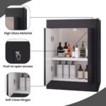 600mm Charcoal Grey Vanity Unit - Floor Standing Basin - Image 5