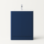 600mm Inky Blue Vanity Unit - Floor Standing Basin