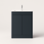 600mm Charcoal Grey Vanity Unit - Floor Standing Basin